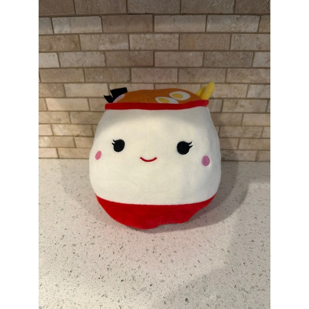 Flip mallows Sushi Plush White Rice Strawberry Roll Kawaii Stuffed Plush Toy